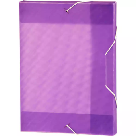 Picture of MARBIG BOX FILE A4 SHIMMER PURPLE