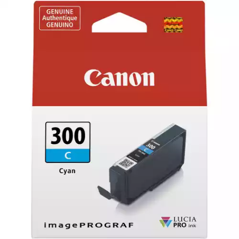 Picture of CANON PFI300 INK TANK CYAN