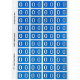 Picture of AVERY 44515 LATERAL FILE LABEL SIDE TAB COLOUR CODE O 25 X 42MM BLUE PACK 240