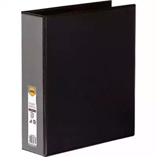 Picture of MARBIG CLEARVIEW INSERT RING BINDER 4D 50MM A4 BLACK