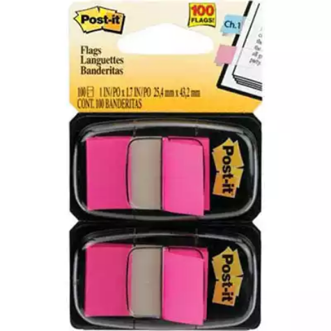 Picture of POST-IT 680-BP2 FLAGS BRIGHT PINK TWIN PACK 100