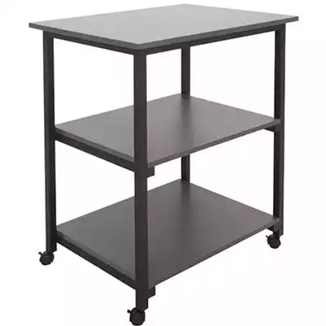 Picture of RAPIDLINE MOBILE UTILITY TROLLEY 3 TIER 800 X 600 X 900MM IRONSTONE