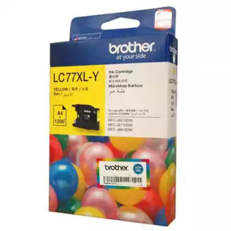 Picture of BROTHER LC77XLY INK CARTRIDGE HIGH YIELD YELLOW