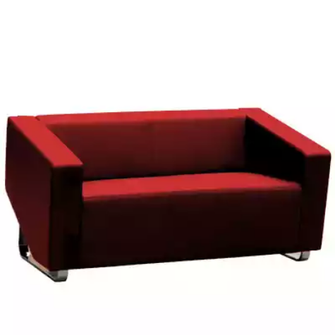 Picture of CUBE SOFA LOUNGE TWO SEATER RED