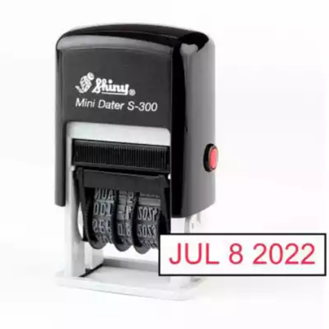 Picture of SHINY 9S300 SELF INKING MINI DATE STAMP BLACK 3MM