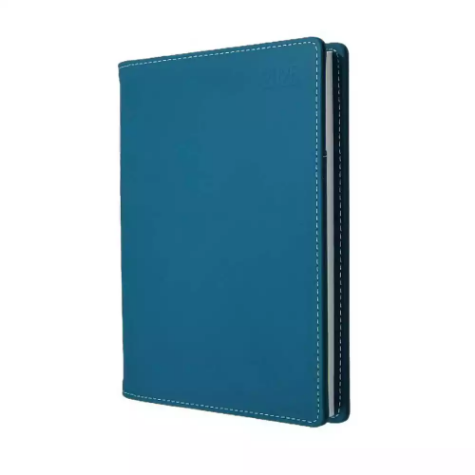 Picture of DEBDEN ASSOCIATE II DESK 4351.U53 DIARY DAY TO PAGE A5 TEAL