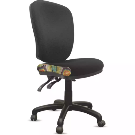 Picture of ORANGE DUST ALICE CHAIR MEDIUM BACK 510 X 490 X 880MM ROCK BLACK