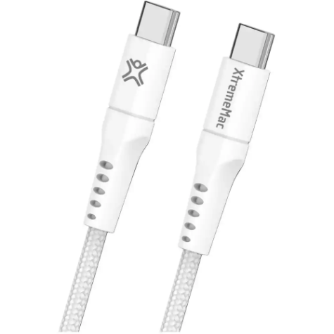 Picture of XTREMEMAC PREMIUM USB-C TO USB-C CABLE 2.5M WHITE