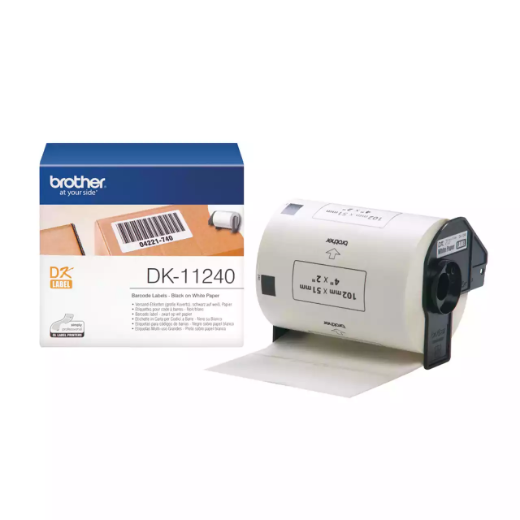 Picture of BROTHER DK-11240 LABEL ROLL 102 X 51MM WHITE ROLL 600