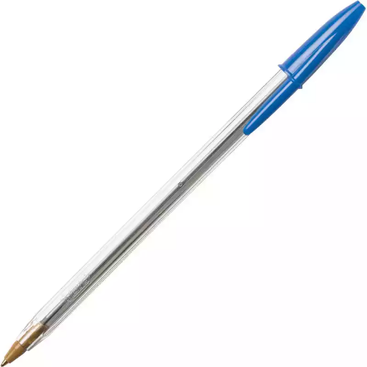 Picture of BIC CRISTAL BALLPOINT PENS MEDIUM BLUE BOX 50