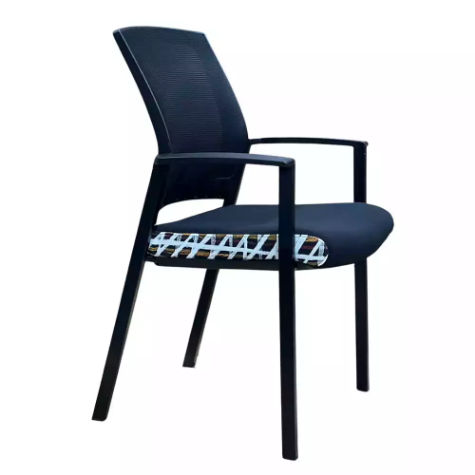 Picture of ORANGE DUST DARWIN VISITOR CHAIR 505 X 450 X 875MM COCKATOO BLACK