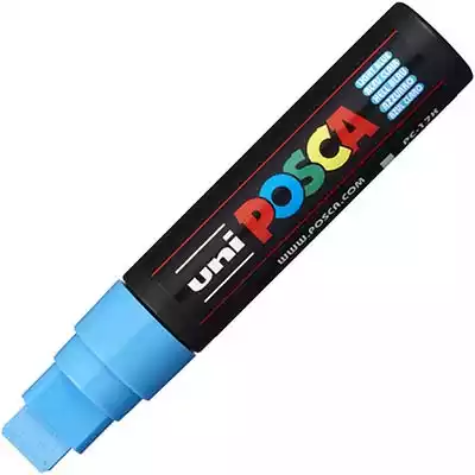 Picture of POSCA PC-17K PAINT MARKER CHISEL EXTRA BROAD 15MM LIGHT BLUE