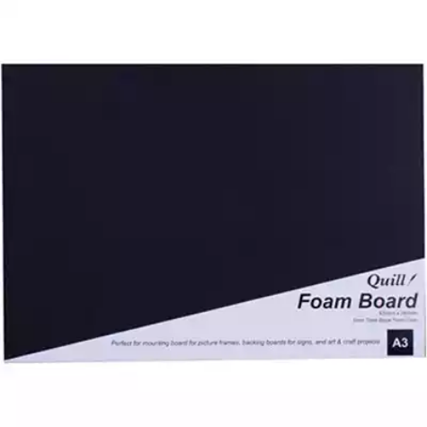 Picture of QUILL FOAM BOARD 5MM A3 BLACK