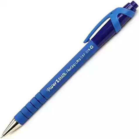 Picture of PAPERMATE FLEXGRIP ULTRA RETRACTABLE BALLPOINT PEN 0.7MM BLUE