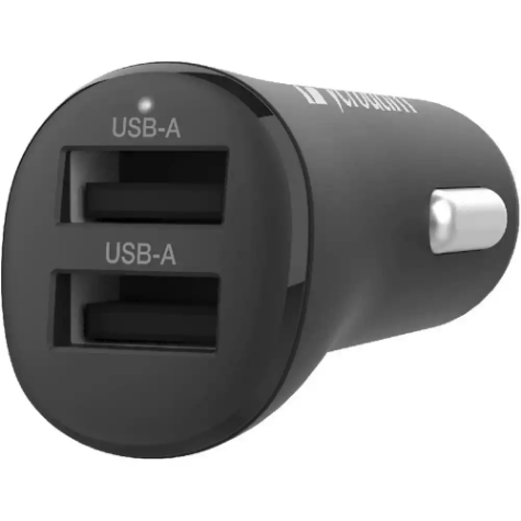 Picture of VERBATIM CAR CHARGER DUAL PORT USB-A 3.4A BLACK