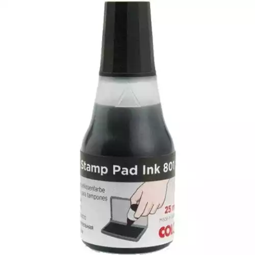 Picture of COLOP 801 STAMP PAD INK REFILL 25ML BLACK