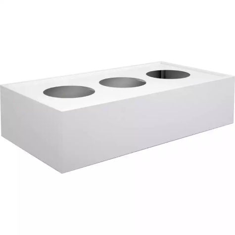 Picture of GO STEEL PLANTER BOX 1200MM WHITE CHINA