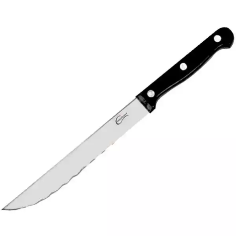 Picture of CONNOISSEUR SERRATED EDGE CARVING KNIFE 200MM BLACK