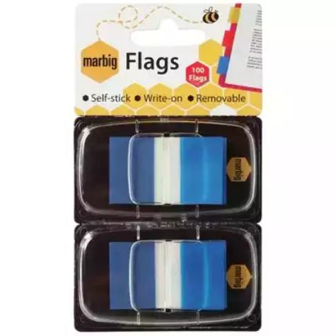 Picture of MARBIG POP-UP FLAGS TWIN PACK BLUE