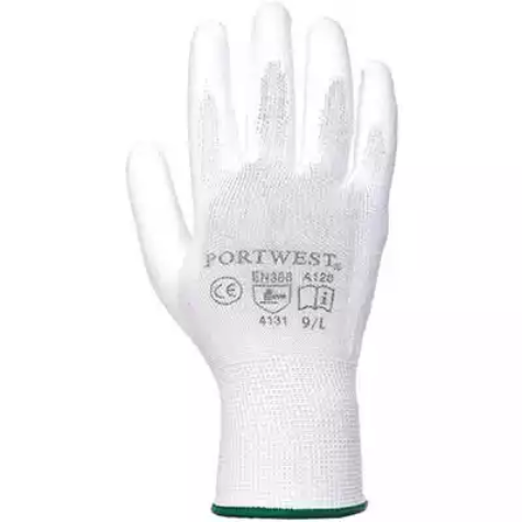 Picture of PORTWEST A120 PU PALM GLOVE WHITE M