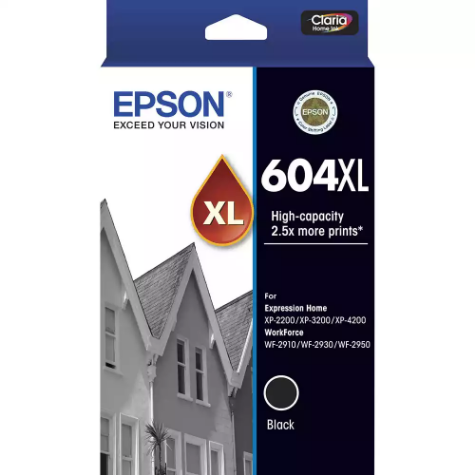 Picture of EPSON 604XL INK CARTRIDGE HIGH YIELD BLACK