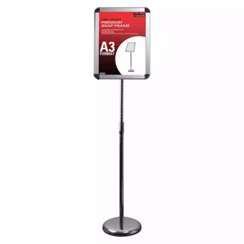 Picture of MANHATTAN SNAP FRAME FOYER STAND A3 SILVER