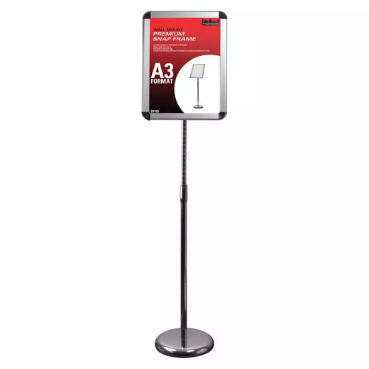 Picture of MANHATTAN SNAP FRAME FOYER STAND A3 SILVER
