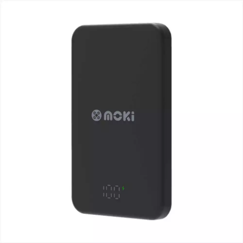 Picture of MOKI ACC-MPBMW5 MAGNETIC POWER BANK WIRELESS 5000MAH BLACK