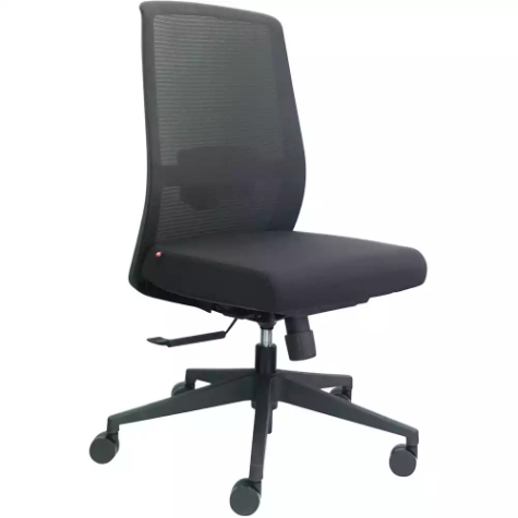 Picture of DAL JIRRA PRO CHAIR SYNCHRO HIGH MESH BACK SEAT SLIDE NYLON BASE NO ARMS FABRIC BLACK