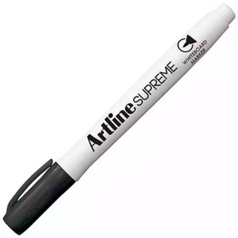 Picture of ARTLINE SUPREME ANTIMICROBIAL WHITEBOARD MARKER BULLET 1.5MM BLACK