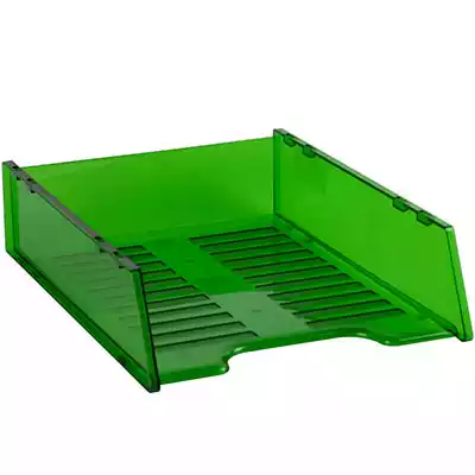 Picture of ITALPLAST MULTI FIT DOCUMENT TRAY A4 TINTED GREEN