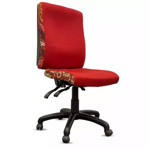 Picture of ORANGE DUST SPECTRUM KATHERINE OFFICE CHAIR HIGH BACK 510 X 450 X 990MM OCHRE RED