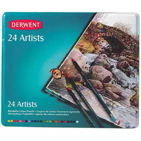 Picture of DERWENT ARTIST PENCILS ASSORTED TIN 24