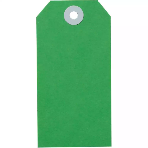 Picture of AVERY 14130 SHIPPING TAG SIZE 4 108 X 54MM GREEN BOX 1000