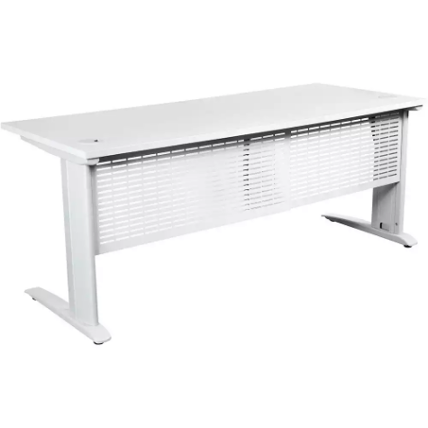 Picture of SUMMIT OPEN DESK WITH METAL C-LEGS 1500 X 750MM WHITE