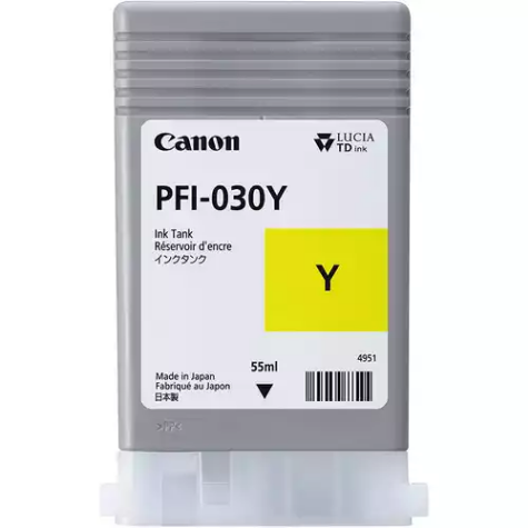 Picture of CANON PFI-030 INK CARTRIDGE YELLOW