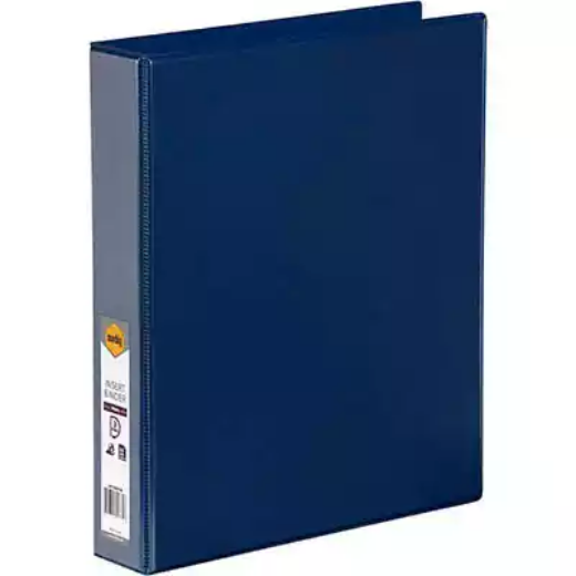 Picture of MARBIG CLEARVIEW INSERT RING BINDER 3D 38MM A4 BLUE