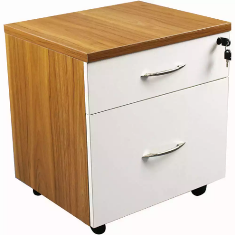 Picture of ARBOR EXECUTIVE MOBILE PEDESTAL 2-DRAWER LOCKABLE AMERICAN OAK