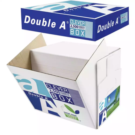 Picture of DOUBLE A CLEVER BOX COPY PAPER A4 80GSM WHITE CARTON OF 2500 SHEETS