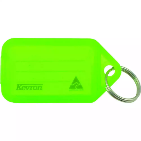 Picture of KEVRON ID38 KEYTAGS FLUORO GREEN BAG 50