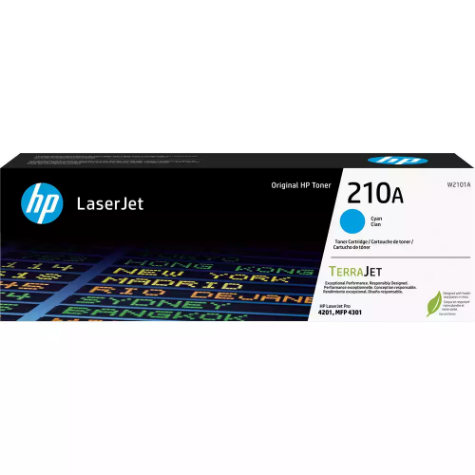 Picture of HP W2101A 210A TONER CARTRIDGE CYAN