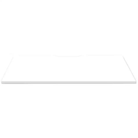 Picture of RAPIDLINE SCREEN SCALLOPED DESK TOP 1500 X 750 NATURAL WHITE