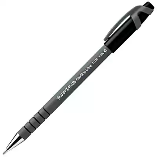 Picture of PAPERMATE FLEXGRIP ULTRA BALLPOINT PEN MEDIUM BLACK