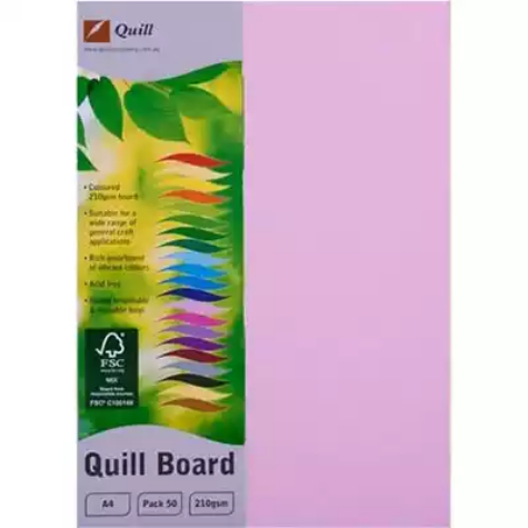 Picture of QUILL XL MULTIBOARD 210GSM A4 MUSK PACK 50