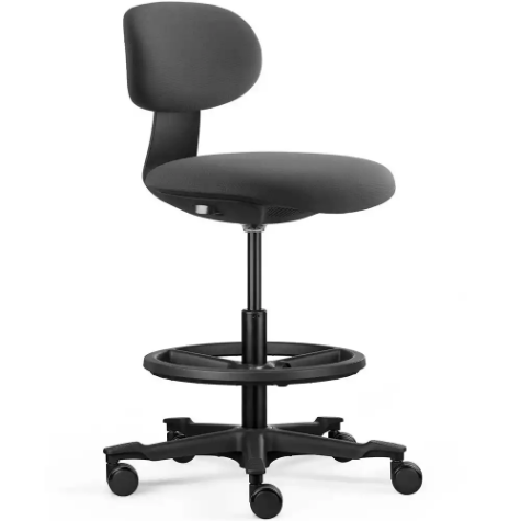 Picture of RAPIDLINE YOYO STOOL DARK GREY BLACK FRAME