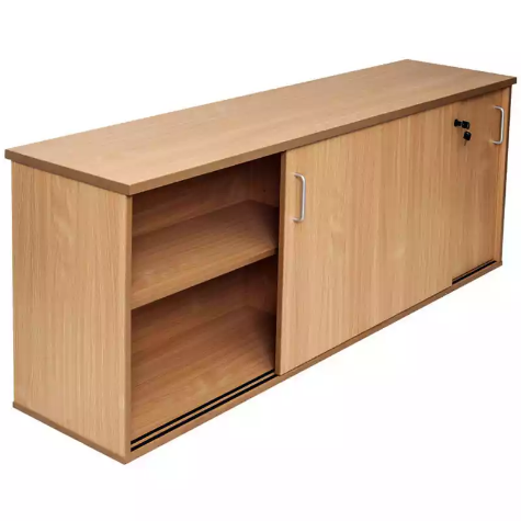 Picture of RAPID SPAN CREDENZA SLIDING DOOR LOCKABLE 1800 X 450 X 730MM BEECH