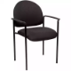 Picture of YS DESIGN STACKING VISITORS CHAIR MEDIUM BACK ARMS BLACK