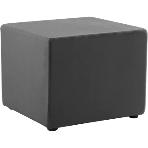 Picture of RAPIDLINE MARS SQUARE OTTOMAN CHARCOAL