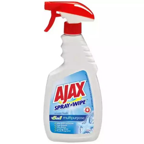 Picture of AJAX SPRAY N WIPE OCEAN FRESH TRIGGER 500ML