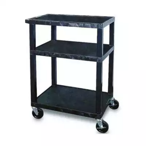 Picture of TUFFY UTILITY TROLLEY 3 SHELF 860MM BLACK